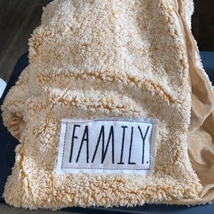 Rae Dunn Sherpa throw
